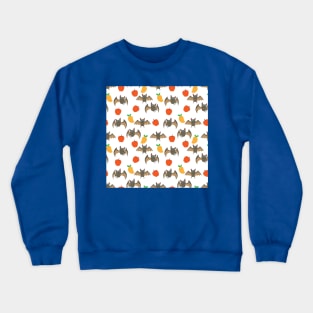 Bat Pattern Crewneck Sweatshirt